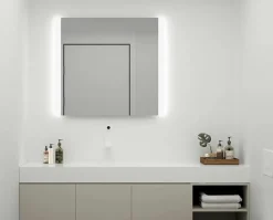 Espejo Retroiluminado Y Luz Frontal Proyectada En Laterales Modelo Jynx – DecorBath