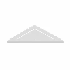 Estante De Ducha Sin Tornillos Ni Pegamento. Shelf Blues Triangle Light – Evolux Shelfs -Iz10100 – Estil Gurú