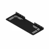 Estante De Ducha Sin Tornillos Ni Pegamento. Shelf Beat Rectangle Dark – Evolux Shelfs -Iz10003 – Estil Gurú