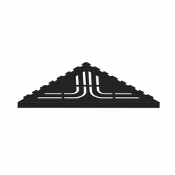 Estante De Ducha Sin Tornillos Ni Pegamento. Shelf Beat Triangle Dark – Evolux Shelfs -Iz10000 – Estil Gurú