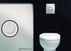 Fluxor Inodoro Empotrado Accionamiento Mediante Pulsador. PRESTO Arte IE 2D – 19750 – Presto Iberica