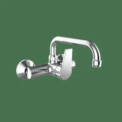 Fregadera Monomando Pared Eco Project Caño Alto Tubo Estilo Cocinas Colección COCINAS 10965100 – GRB Mixers