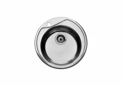 Fregadero Redondo De 1 Cubeta De Acero Inoxidable – Ruedo – Roca – A870810515