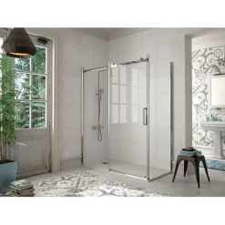 Frente De Ducha Fijo + Puerta Corredera – Liberty LI102 16 – Kassandra