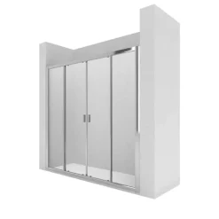 Frontal Ducha De 2 Hojas Correderas + 2 Hojas Fijas – Ura – Roca
