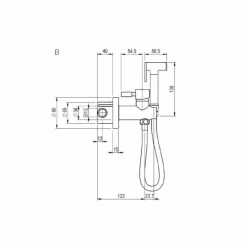 Grifería Bidet Minismalista – Theo City – 86478LA – Galindo