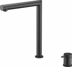 Grifería De Cocina Escamoteable Ítaca Negro Mate – GCE018/NG – Imex