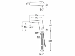 Grifería Electrónica Para Lavabo Mezclador – L30-E – Roca – A5A5809C00