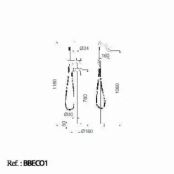Grifería Monomando Exenta De Bañera Córcega – BBECO1 – Imex