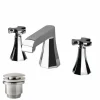 Grifo Batería De Lavabo Cromo Con Desagüe – Belmondo – 2409700 – Galindo