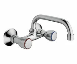 Grifo Bimando De Fregadera Mural Homero 150 – 06HOM540CR – AQG