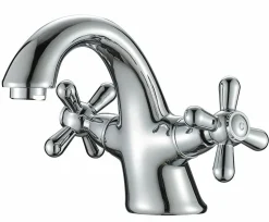 Grifo Bimando De Lavabo Bristol Cromo – 02BRI100CR – AQG