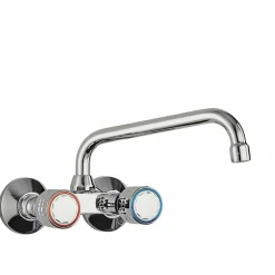 Grifo Bimando Mural Para Cocina – 123215 – Tres Grifería
