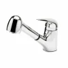 Grifo Cocina Caño Bajo Con Ducha Extensible Alfa Blanco 1 Función – 815011100 – Galindo – LuxCover