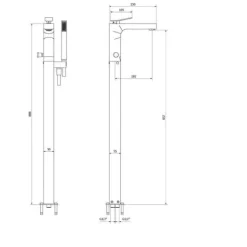 Grifo De Baño-ducha – Wave – Galindo – 7941100