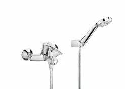 Grifo De Baño-ducha Con Inversor Automático, Ducha De Mano, Flexible De 1,70 M. Y Soporte Articulado – Victoria – Roca – A5A0123C02