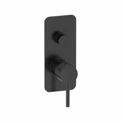Grifo De Baño-ducha Empotrable Trama Cromo Negro Cepillado – 4977436 – Galindo – LuxCover