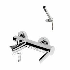 Grifo De Baño-ducha Karim Due Con Accesorios – 88941000 – Galindo