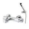 Grifo De Baño-ducha Theo Dark Cromo Con Accesorios De Ducha – 8631000 – Galindo