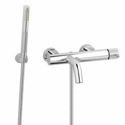 Grifo De Baño-ducha Trama Cromo Con Accesorios De Ducha – 4971000 – Galindo
