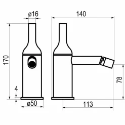 Grifo De Bidet Blanco – Batlo – 3247011 – Galindo