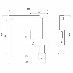 Grifo De Cocina Blanco – Nitro – 5249611 – Galindo