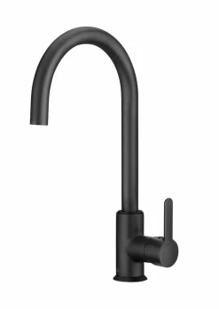 Grifo De Cocina Con Caño Giratorio, Cold Start. Negro – Mencia – Roca – A5A7409CN0