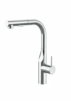 Grifo De Cocina Con Caño Giratorio Y Ducha Extraíble De Dos Funciones – Glera – Roca – A5A854DC00