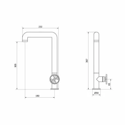 Grifo De Cocina Maneta Redonda – Strem – 7968600 – Galindo