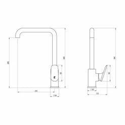 Grifo De Cocina Monomando – Kily – 4958600 – Galindo