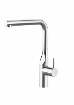 Grifo De Cocina Monomando Mezclador Con Caño Giratorio Cromo – Glera – Roca – A5A834DC00
