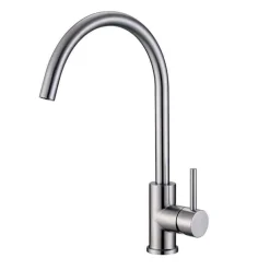 Grifo De Cocina Orientable Baho ACERO 1 Mate 38 Cm ECO – ACERO020B – Gamma