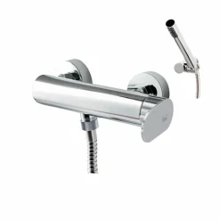 Grifo De Ducha Cilindro Nine Cromo Con Accesorios De Ducha – 4643000 – Galindo