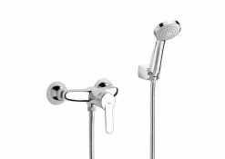Grifo De Ducha Con Ducha De Mano, Flexible De 1,50 M. Y Soporte De Ducha Articulado – Victoria – Roca – A5A2025C02