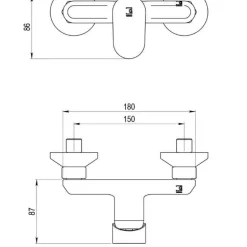 Grifo De Ducha Cromo Con Accesorios – Nine – 4623000 – Galindo