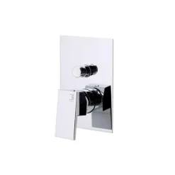 Grifo De Ducha Empotrable 2 Vías Cromo – Zen – 5347400 – Galindo