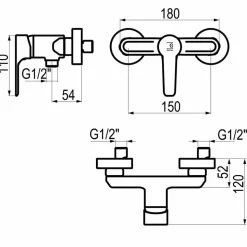 Grifo De Ducha Ingo Plus Con Accesorios De Ducha – 7133000 – Galindo
