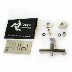 Grifo De Ducha Monomando Aroha Cromo Maneta Corta – 4601500 – Galindo