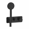 Grifo De Ducha Mural 3 Vías Zoom Cromo Negro Cepillado Con Accesorios De Ducha – 4989236 – Galindo – LuxCover