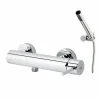 Grifo De Ducha Theo Dark Cromo Con Accesorios De Ducha – 8633000 – Galindo
