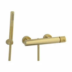 Grifo De Ducha Trama Oro Cepillado Con Accesorios De Ducha – 4973029 – Galindo – LuxCover