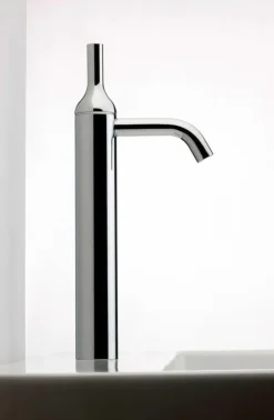 Grifo De Lavabo Alto Batlo Con Desagüe Semiautomático Cromo – 3244500 – Galindo