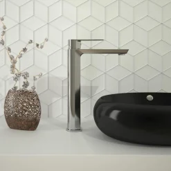 Grifo De Lavabo Alto Cromo – Aroha – Galindo – 4605500