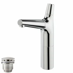 Grifo De Lavabo Alto Livra Con Desagüe Semiautomático – 4964500 – Galindo