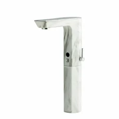 Grifo De Lavabo Alto Mezclador Aroha Tech Electrónico Sensor Mármol Blanco Transformador – P3178121 – Galindo – LuxCover