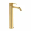 Grifo De Lavabo Alto Trama Oro Cepillado – 4975529 – Galindo – LuxCover
