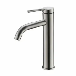 Grifo De Lavabo Caño Alto Baho ACERO Cromado Mate 22,5 Cm – ACERO012B – Gamma