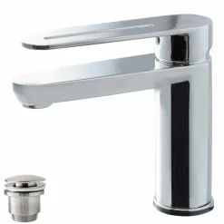 Grifo De Lavabo Caño Bajo Con Desagüe – Nine – 4634000 – Galindo