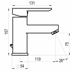 Grifo De Lavabo Con Desagüe – Karim Due – 88944000 – Galindo