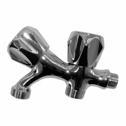 Grifo De Lavabo Doble 1/2 3/4 3/4 – 3838000 – Galindo